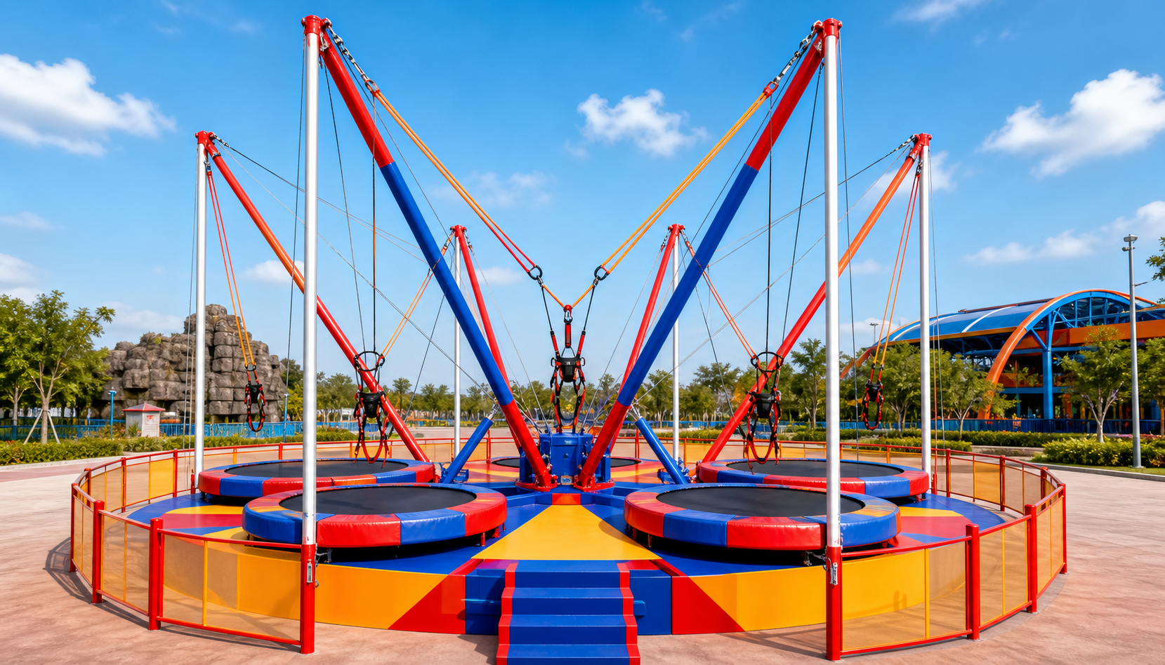 Bungee Jumping Trampoline